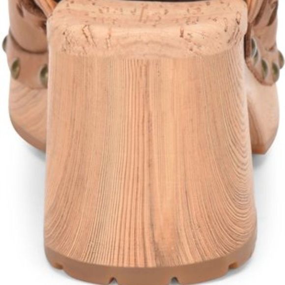 (1520) KORK-EASE Tilly Light Brown Terra Wedge Heel Clog Size 11 M - Picture 4 of 9